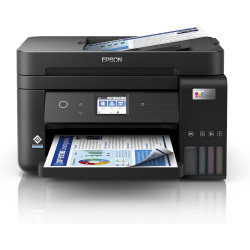 Epson Ecotank L6290 Office Ink Tank Printer A4 Colour 4 In 1 With Adf, Wi Fi And Smart Panel Connectivity Lcd Screen, Black, Compact