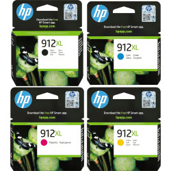 HP 912XL (3YL82AE) Multipack Original Druckerpatronen mit hoher Reichweite (für HP Officejet Pro 8010, HP OfficeJet Pro 8020) schwarz, rot, gelb, blau HP 912XL (3YL82AE) Multipack Original Druckerpatronen mit hoher Reichweite (für HP Officejet Pro 8010, HP OfficeJet Pro 8020) schwarz, rot, gelb, blau