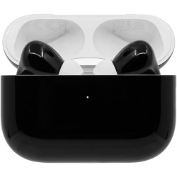 SWITCH Painted Apple AirPods Pro (2nd Gen) in Jet Black, Glossy Finish, Customized Airpods, Premium Scratch Resistant Paint, Artistic Designs (Lightning) SWITCH Painted Apple AirPods Pro (2nd Gen) in Jet Black, Glossy Finish, Customized Airpods, Premium Scratch Resistant Paint, Artistic Designs (Lightning)