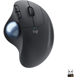 Logitech ERGO M575 Wireless Trackball Mouse - Easy thumb control, precision and smooth tracking, ergonomic comfort design, for Windows, PC and Mac with Bluetooth and USB capabilities - Graphite Logitech ERGO M575 Wireless Trackball Mouse - Easy thumb control, precision and smooth tracking, ergonomic comfort design, for Windows, PC and Mac with Bluetooth and USB capabilities - Graphite