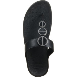 FitFlop™ Women's HALO Metallic-Trim Toe-Post Sandal FitFlop™ Women's HALO Metallic-Trim Toe-Post Sandal