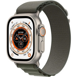 Apple Watch Ultra (GPS + Cellular, 49mm) Smart watch - Titanium Case with Green Alpine Loop - Small. Fitness Tracker, Precision GPS, Action Button, Extra-Long Battery Life, Brighter Retina Display Apple Watch Ultra (GPS + Cellular, 49mm) Smart watch - Titanium Case with Green Alpine Loop - Small. Fitness Tracker, Precision GPS, Action Button, Extra-Long Battery Life, Brighter Retina Display