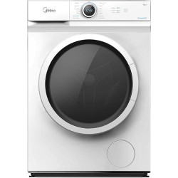 Midea 6KG Front Load Washing Machine with Lunar Dial, 1000 RPM, 15 Programs, Fully Automatic Washer, Digital LED Display, Child Lock, Mute Function, 90° Hygiene, 10 Years Motor Warranty, MF100W60WGCC
