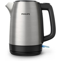 Philips Daily Collection Stainless Steel Kettle 2200 Watts, Silver/Black,1.7 Liters Capacity,HD9350/92 Philips Daily Collection Stainless Steel Kettle 2200 Watts, Silver/Black,1.7 Liters Capacity,HD9350/92