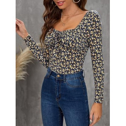 GORGLITTER Women's Ditsy Floral Sweetheart Neck Long Sleeve Fitted Tee Blouse TopGORGLITTER Women's Ditsy Floral Sweetheart Neck Long Sleeve Fitted Tee Blouse Top GORGLITTER Women's Ditsy Floral Sweetheart Neck Long Sleeve Fitted Tee Blouse TopGORGLITTER Women's Ditsy Floral Sweetheart Neck Long Sleeve Fitted Tee Blouse Top