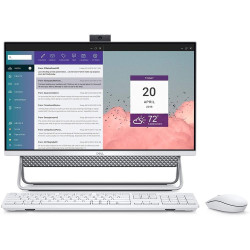 Dell Ispiron 24 AIO (2020) Desktop – 11th Gen / Intel Core i7-1165G7 / 23.8inch FHD/8GB RAM/1TB HDD + 256GB SSD / 2GB ‎NVIDIA GeForce MX330 Graphics / Windows 11 Home / English & Arabic Keyboard / Silver / Middle East Version – [5400-AIO-6200-SLV ]