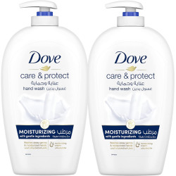 Dove Care and Protect Moisturising Hand Wash, 500 ml, Pack of 2 Dove Care and Protect Moisturising Hand Wash, 500 ml, Pack of 2