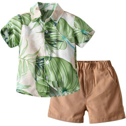 Baby Boys Toddler Baby Boys Summer Outfit Floral Beach Shirts Baby Boys Toddler Baby Boys Summer Outfit Floral Beach Shirts