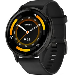 Garmin Venu 3 GPS Smartwatch Slate Stainless Steel Bezel With Black Case and Silicone Band 45mm 010-02784-01 Garmin Venu 3 GPS Smartwatch Slate Stainless Steel Bezel With Black Case and Silicone Band 45mm 010-02784-01