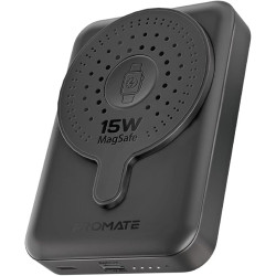 Promate iPhone 15 Magnetic Wireless Power Bank, Portable 10000mAh 15W Wireless Dual Magnetic, Watch Charger, 20W USB-C Power Delivery Port and Slim Design for iPhone 13/14, Watch 8, PowerMag-Duo Black Promate iPhone 15 Magnetic Wireless Power Bank, Portable 10000mAh 15W Wireless Dual Magnetic, Watch Charger, 20W USB-C Power Delivery Port and Slim Design for iPhone 13/14, Watch 8, PowerMag-Duo Black